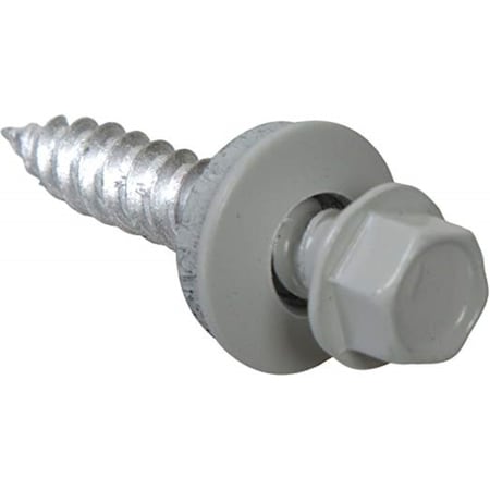 Grip-Rite Drywall Screw, #9 x Flange Hex Head 91 PK NHWNW91121GRY